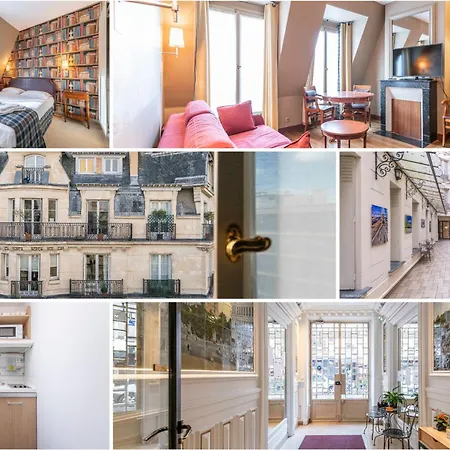 La Rive Droite - 1 - Twin - 4 Personnes - Vue Sur Rue アパート パリ